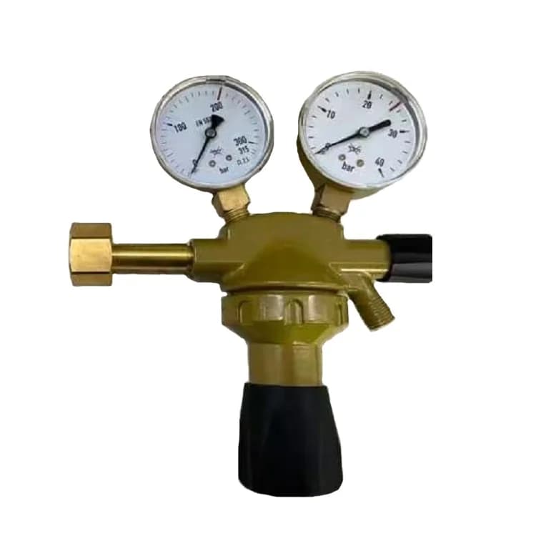 High Quality Dual Gauge Oxygen Pressure Reducer OEM Industrial Gas Pressure Regulator for Cylinder