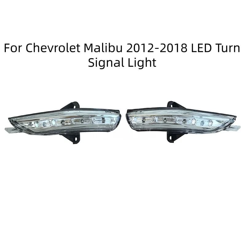 Exterior Door Rearview Side Mirror LED Turn Signal Light Indicator Flasher Blinker Lamp For Chevrolet Malibu 2012-2018