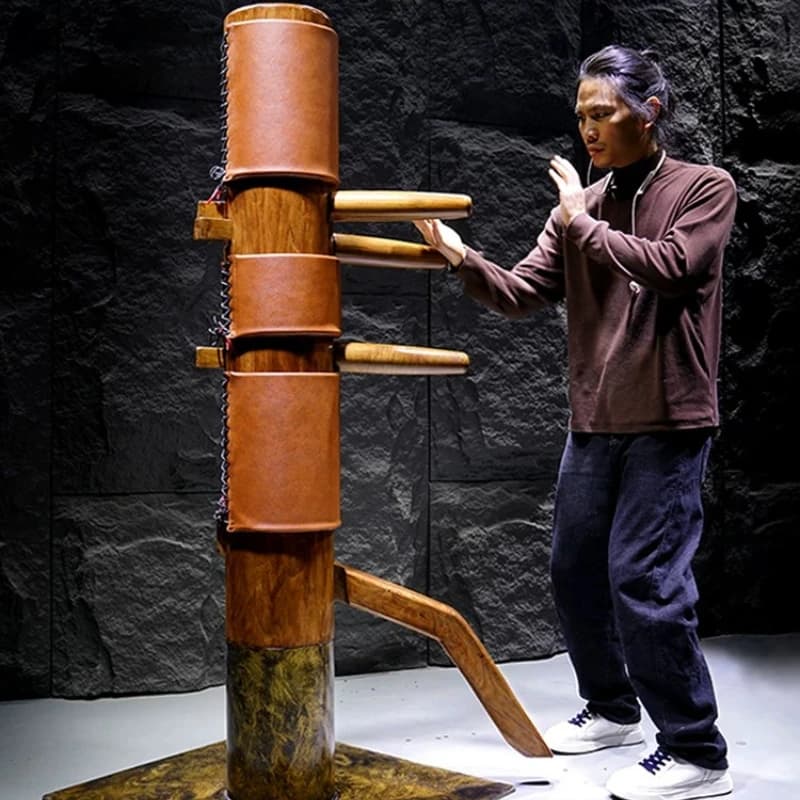 Wooden man pile, no splicing floor pile