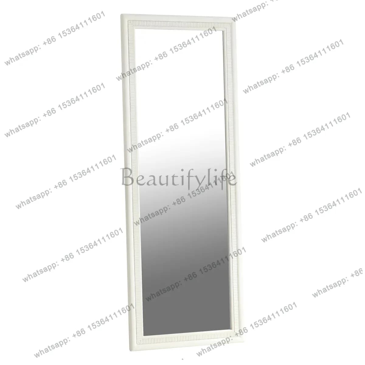 French simple style floor mirror rectangular full-length mirror for home use