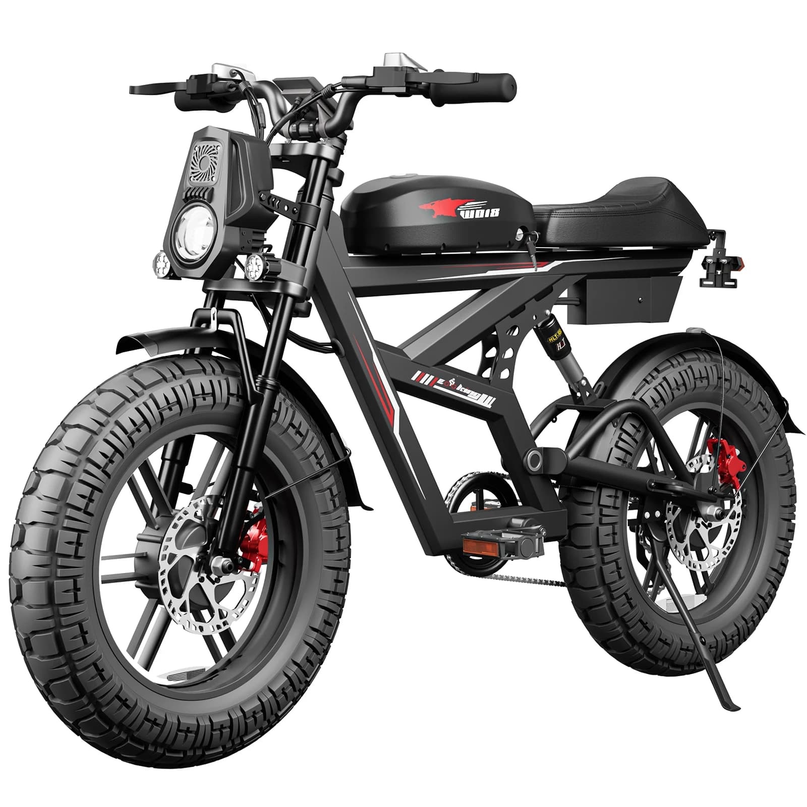 &* For Cheap Full Suspension Mountain Fatbike Customizable 2000w Fat Tire E-bike Hybrid Ebike 20inch Electric Dirt Bike Adult