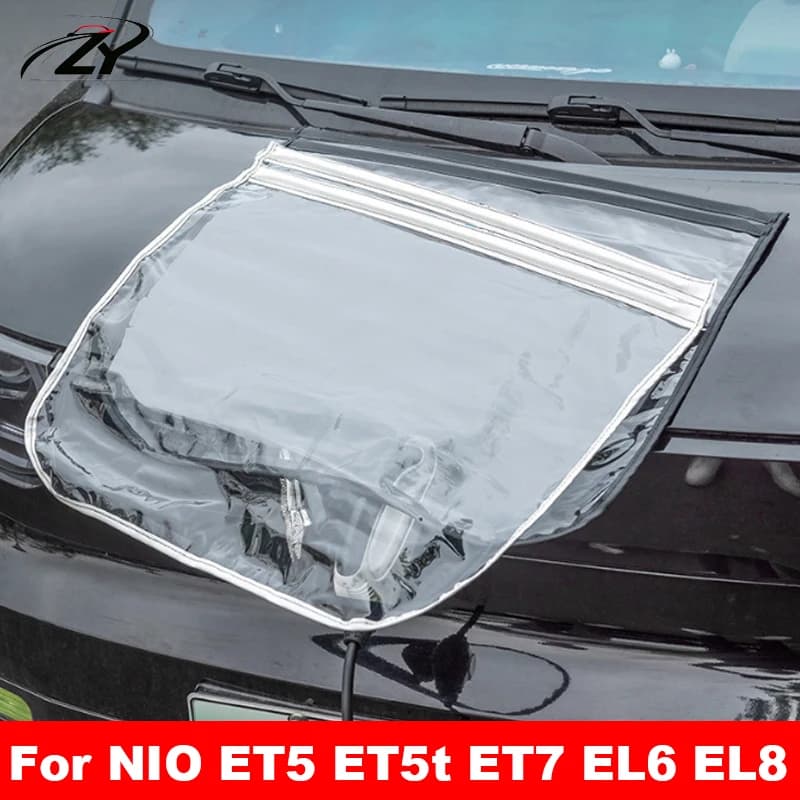 New Magnetic Car Charging Port Rain Cover Waterproof Dustproof Electric Charger Plug Port for NIO ET5 ET5t ET7 EL6 EL8