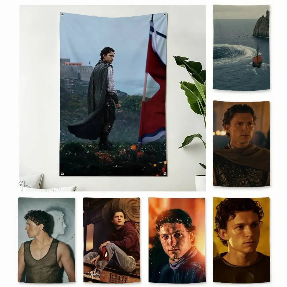 T-Tom Holland Home Decor Wall Hanging Vertical Flags Indoor Outdoor