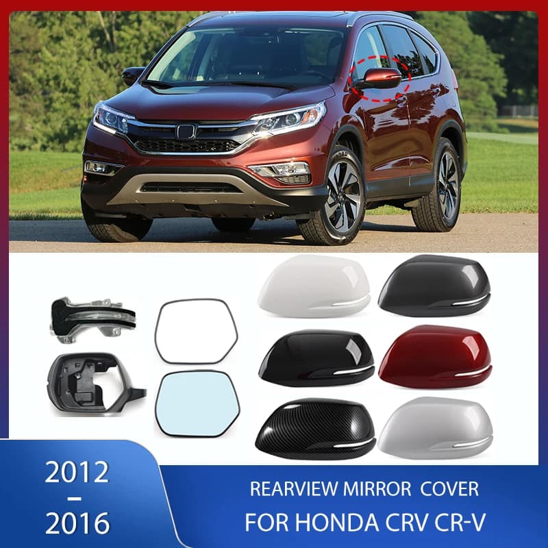 Side Mirror Cover Frame Rearview Mirror Glass Lens Heated Signal Lamp For Honda CRV CR-V 2012 2013 2014 2015 2016