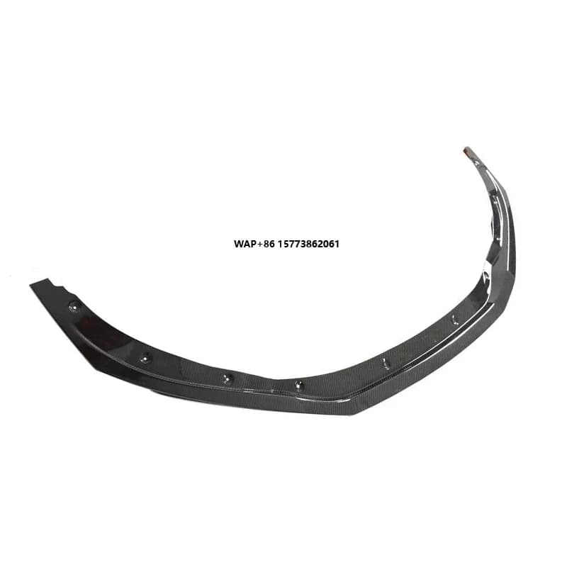P Style Prepreg Dry Carbon Fiber R8 Front Bumper Lip for  R8 V10 2020-2023 Bodykit