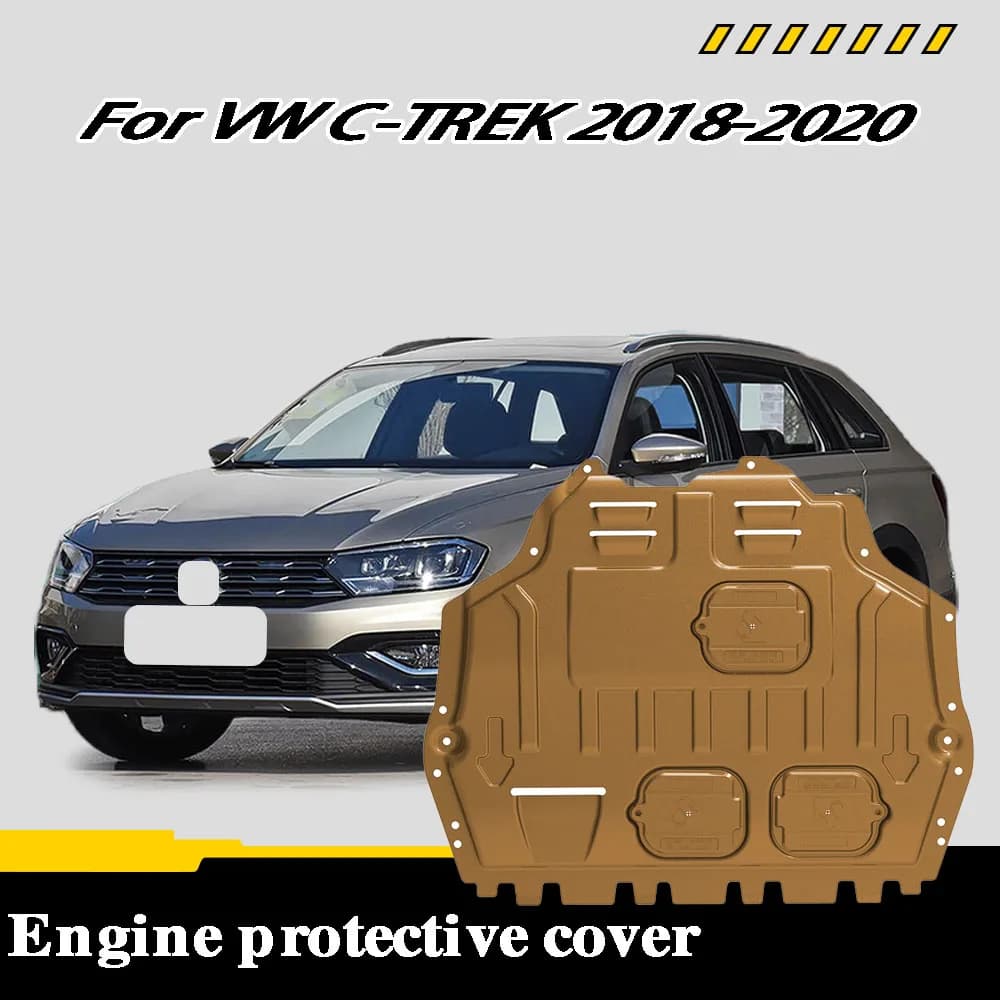 Higher Quality Alloy Under Engine Guard Mudguard Board Splash Shield Mud Fender Plate Panel For VW C-TREK 2018-2020 1.4T 1.5L