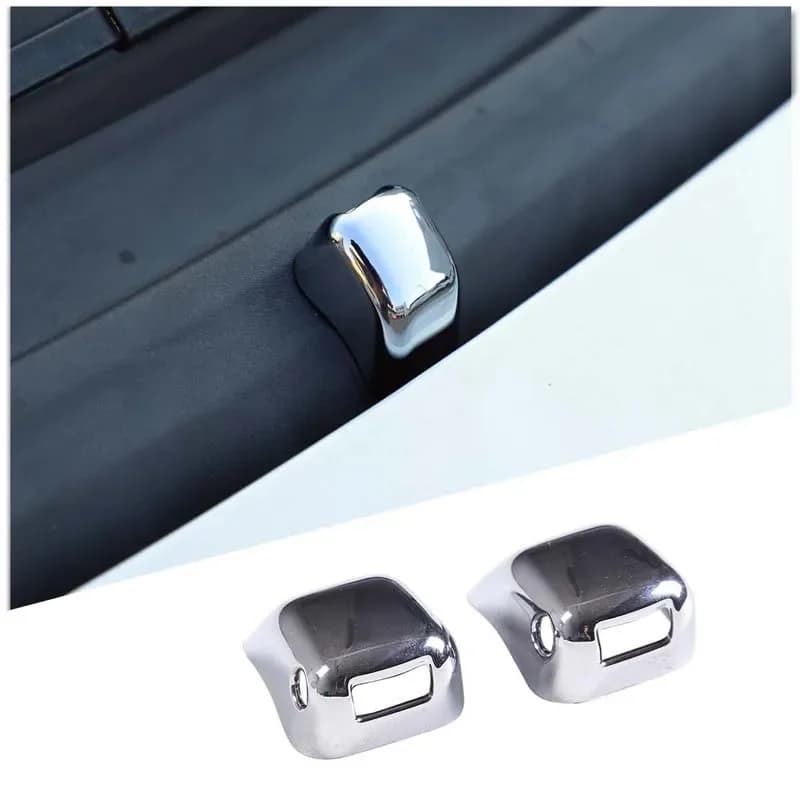 For 2010-2015 Fiat 500 ABS Bright car styling car front windshield washer glass wiper mouth cover car exterior accessories