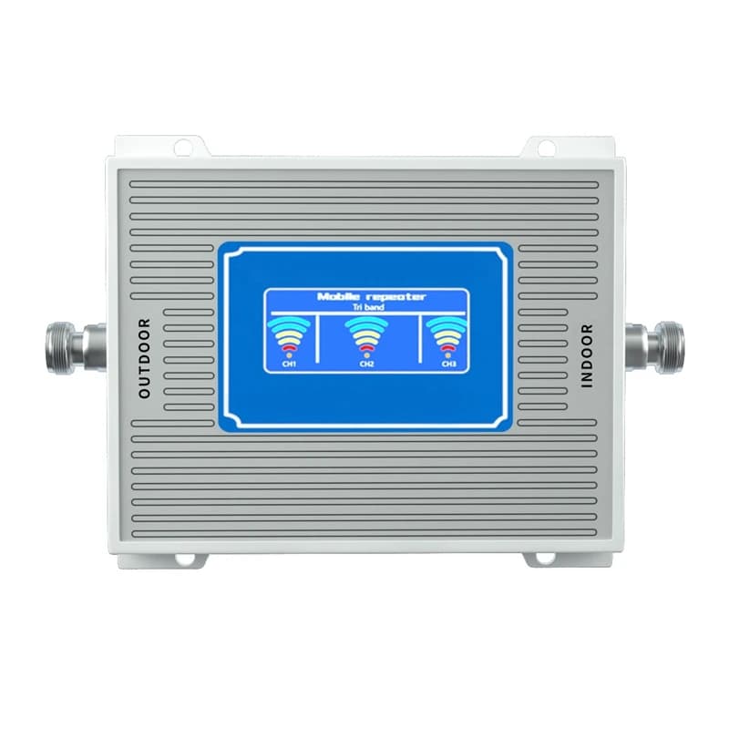 Mobile signal enhancement receiver, rural household signal enhancement mobile signal amplifier