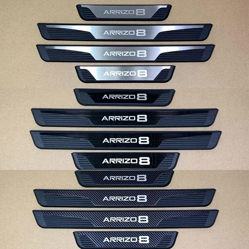 ABAIWAI For Chery Arrizo 8 Arrizo8 2022-2025 2026 2027 Door Sill Plates Stainless Steel Trim Car Interiors Accessories Auto Part