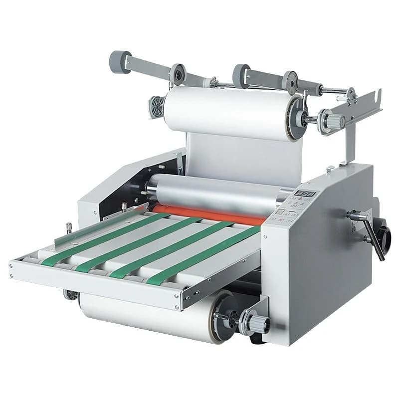 Steel Roll Laminating Machine Automatic Winding Device Belt Paper Feeding Peritoneum Electric Anti-Roll Hot Cold VC370