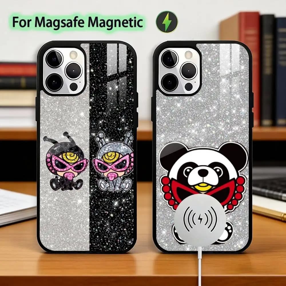 H-Hysteric Mini COLORFUL Phone Case For iPhone17,16,15,14,13,12,11 Plus,Pro Magnetic For Magsafe Wireless Charging