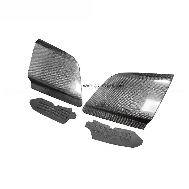 GT4 Style Carbon Fiber Cfrp Door Panel Side Blade for  R8 Gen.2 2016-2023