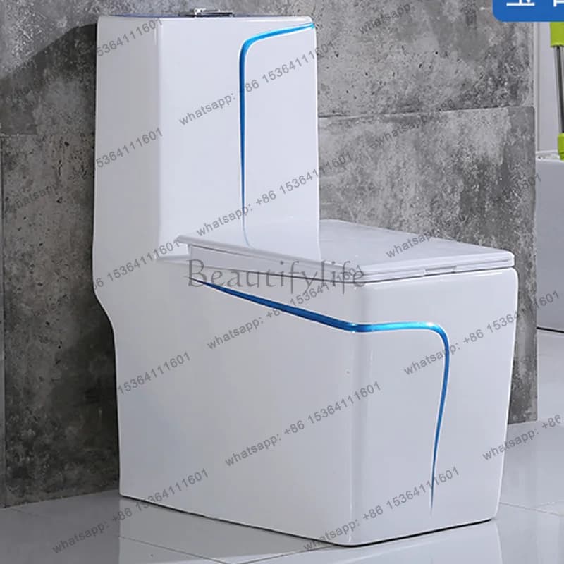 Color toilet Personalized toilet Water-saving   One-piece toilet