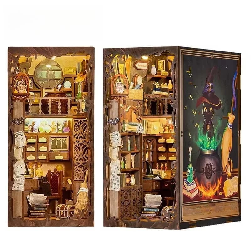 Hot Sale Home Decor Bookshelf Book Kit Novel Home Decor Use as a Birthday Gift Wooden Puzzle