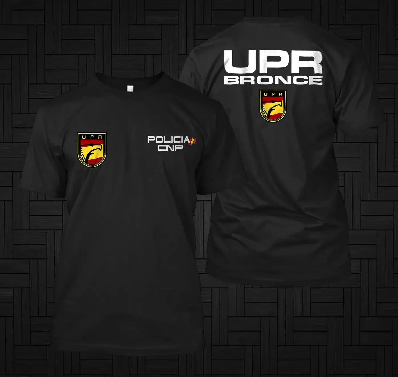 Spain National Espana CNP UIP UPR Force Men T-Shirts Short Sleeve Casual 100% Cotton Shirts