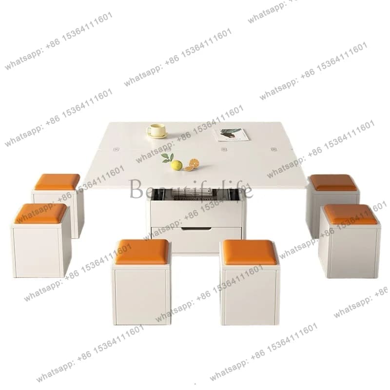 PG Classic European Coffee Tables Luxury Vintage Storage Apartments Coffee Tables Space Saving Stolik Kawowy Furniture Home