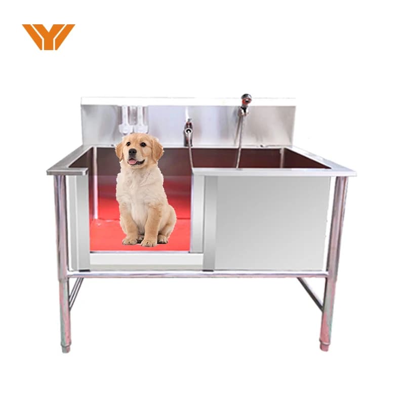 Pet Bathtub Eco-Friendly Stainless Steel Dog Cat Grooming Kit Wash Station Pet Care Accessories