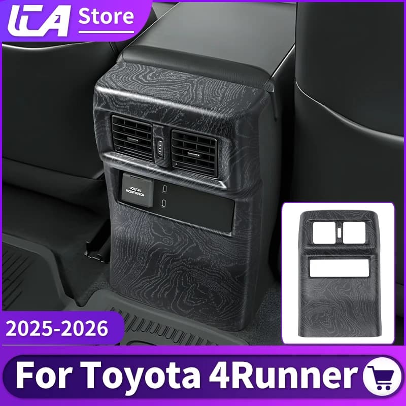 For Toyota 4Runner 2024-2026 Rear Seat Air Conditioning Vent Cover Interior Accessories