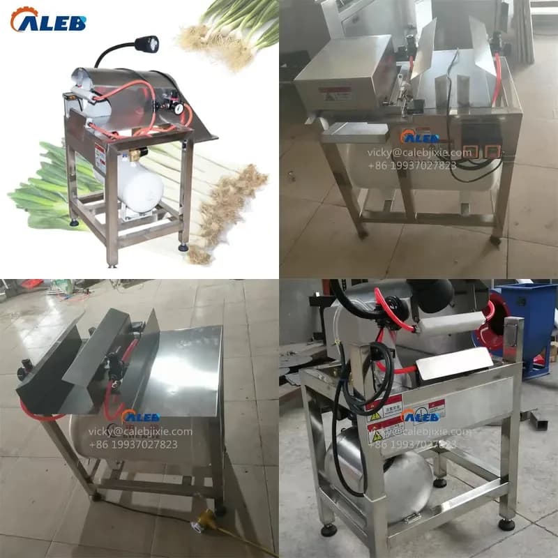 SFW Certificate Bok Choy Peeling Machine Leafy Vegetable Root Cutter for Breeding Base Canteen Rust Heavy