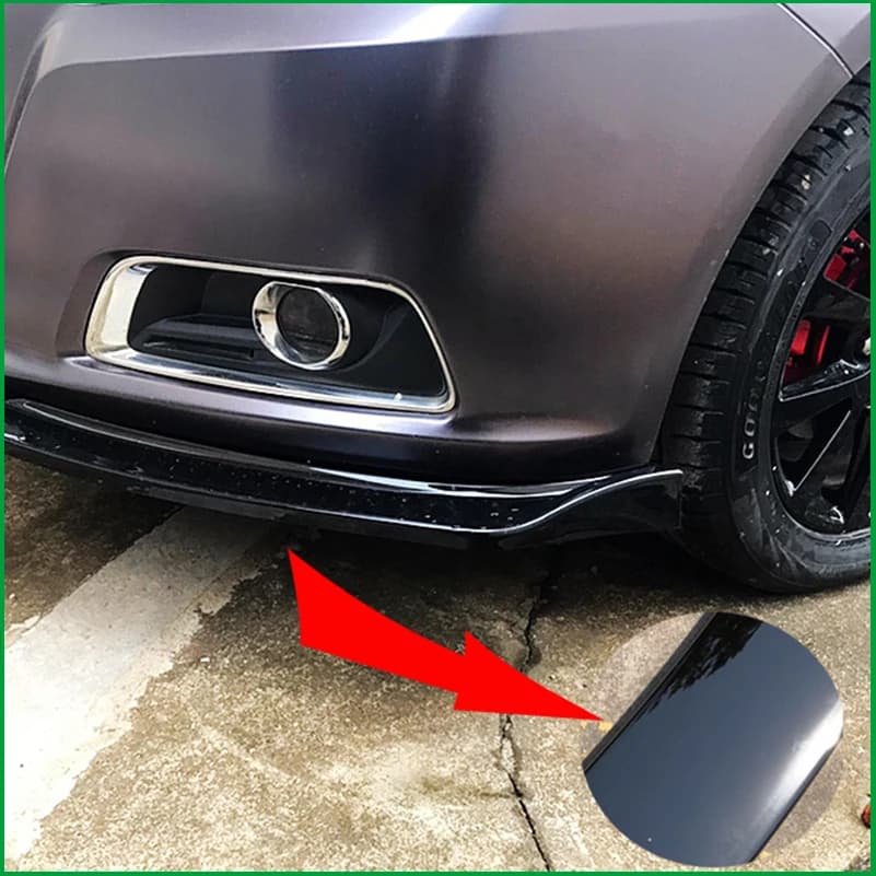 For Chevrolet Malibu 2011-2014 Front Bumper Lip Diffuser Kit Protector Plate Cover Trim Strips Car Styling Auto Accessories