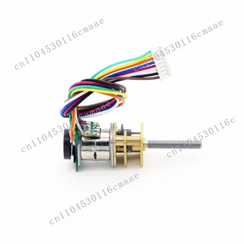10BY Encoder Miniature Screw Stepper Motor, Precision Deceleration Stepper Motor, Small Linear Lift Motor