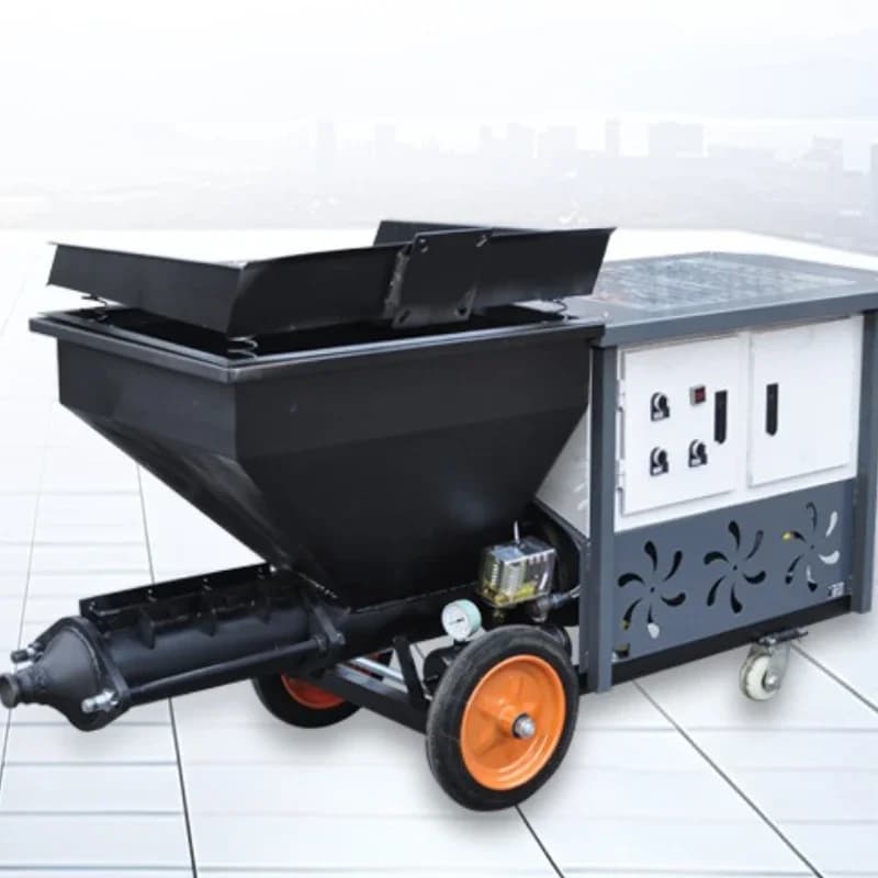 Cement mortar spraying machine, small shotcrete pulling machine