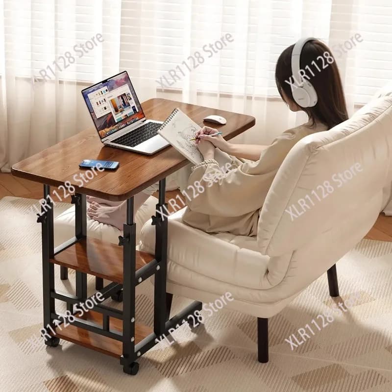Portable Small Writing Desk Lazy Student Table for Home Bedroom Dormitory Study Work