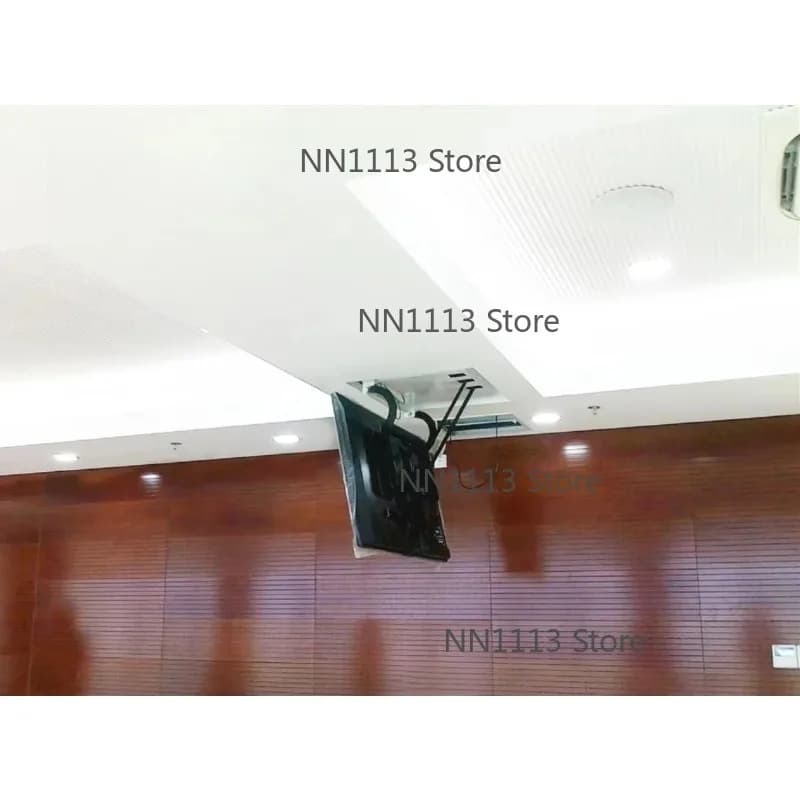 32-75 TV Ceiling Mount 180 Degree Full Motion LCD LED TV Roof Mount Mount Bracket with Remote Control and App Control