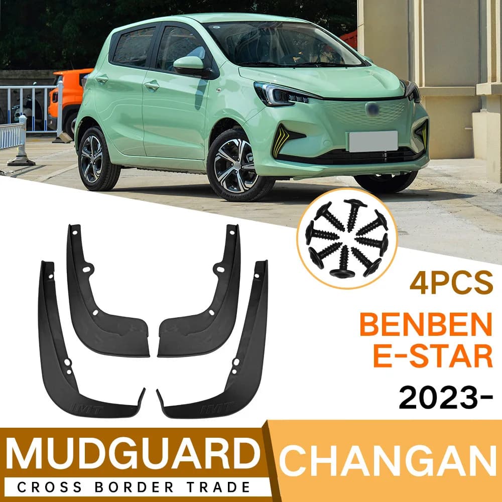 For Changan Benben benben E-Star 2023 fender tiles front and rear auto parts 4runner accessories fender flares mud flaps