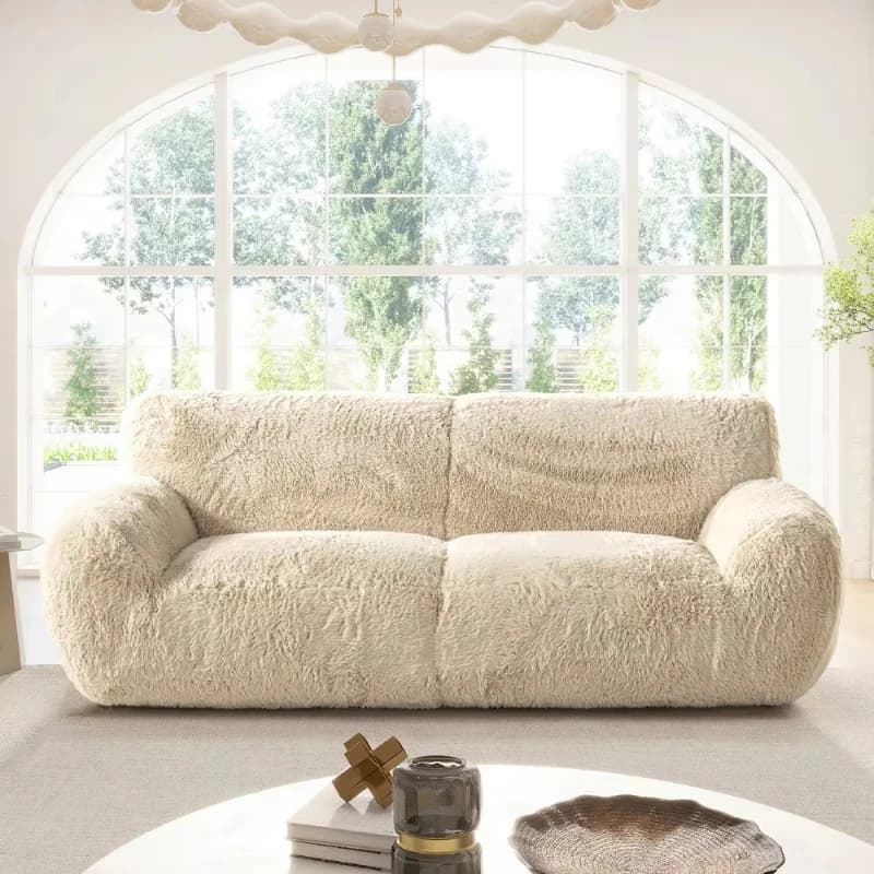 Simple style modern living room furniture fabric living room sofa