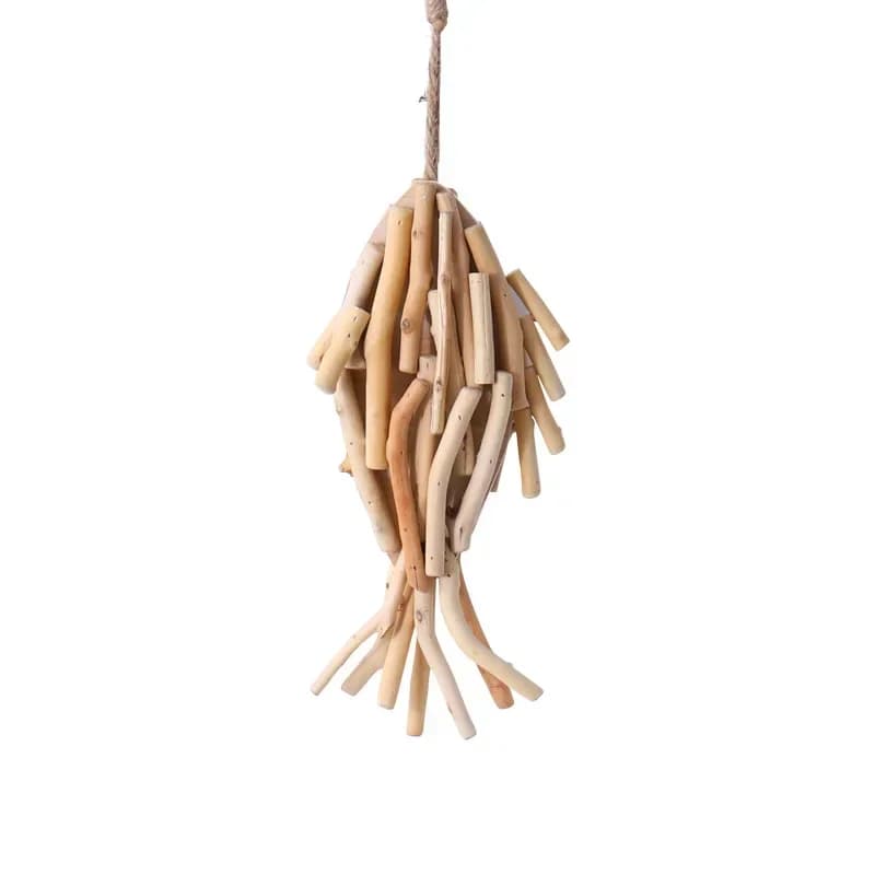 Modern simple fish pendant wall three-dimensional fish-shaped wall decoration model house B & B hotel corridor entrance decorati