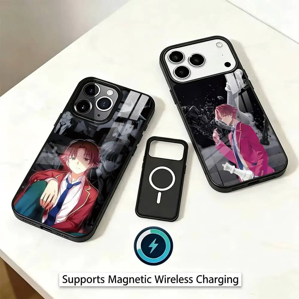 Ayanokoji kiyotaka gift  Phone Case For iPhone17,16,15,14,13,12,11 Plus,Pro Magnetic Supports Magnetic Wireless Charging