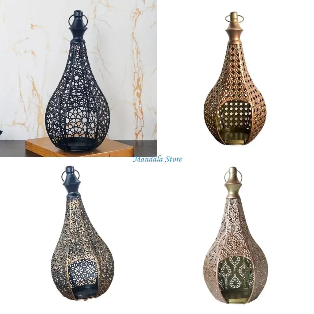 U2JC Hollow Holders Adding Artistic Flairs Perfect for Modern Home Enhancement Iron Holders