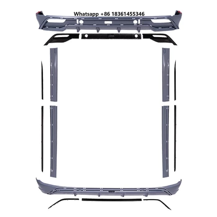For  L8 Yofer Car Accessories for L8 Body Kits for EV Series Abs pp Diffuser Lip Aprons Splitter Car Bumpers
