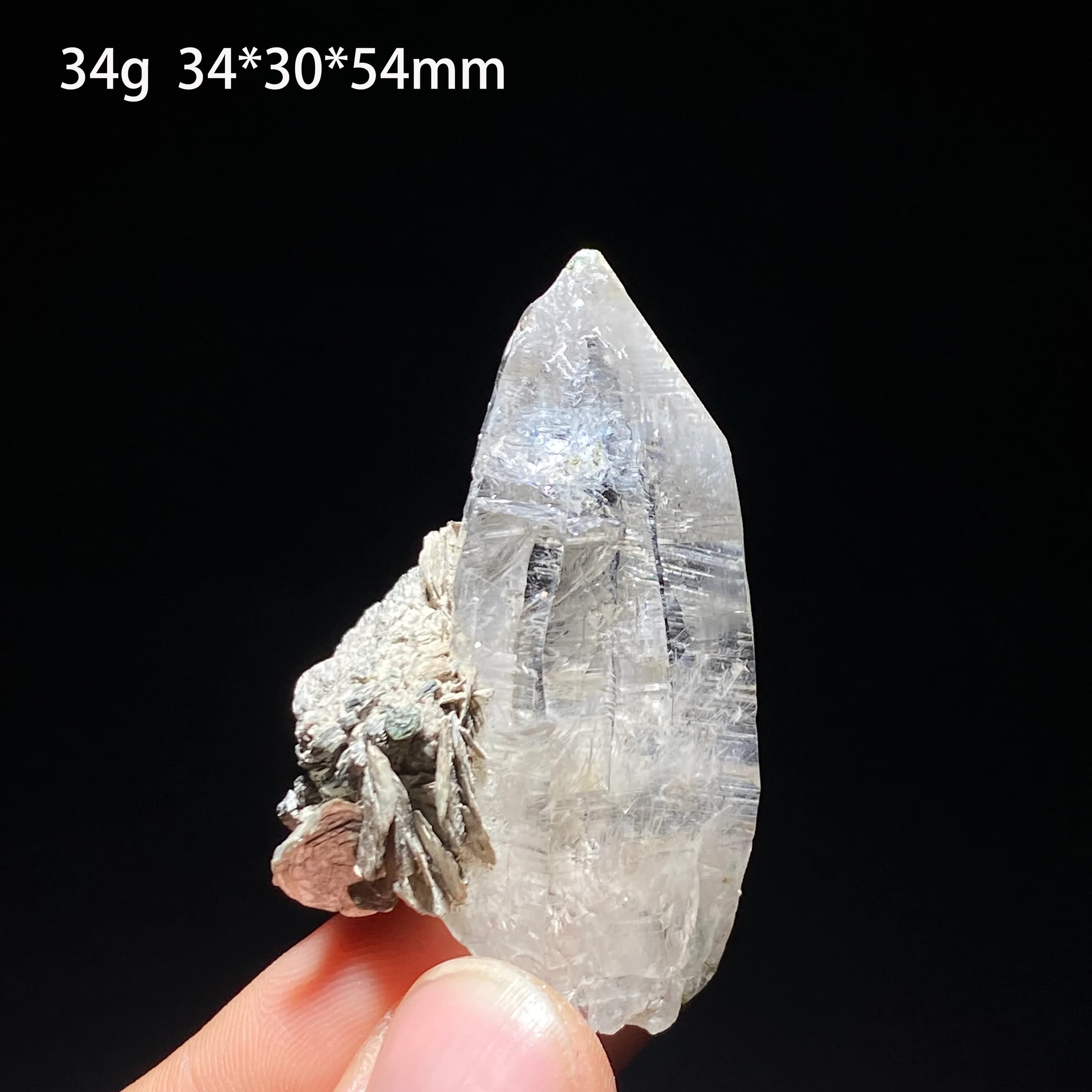 Natural Himalayan Mica Coexisting Mineral Crystal Specimen Healing Energy Meditation Home Decoration Gift