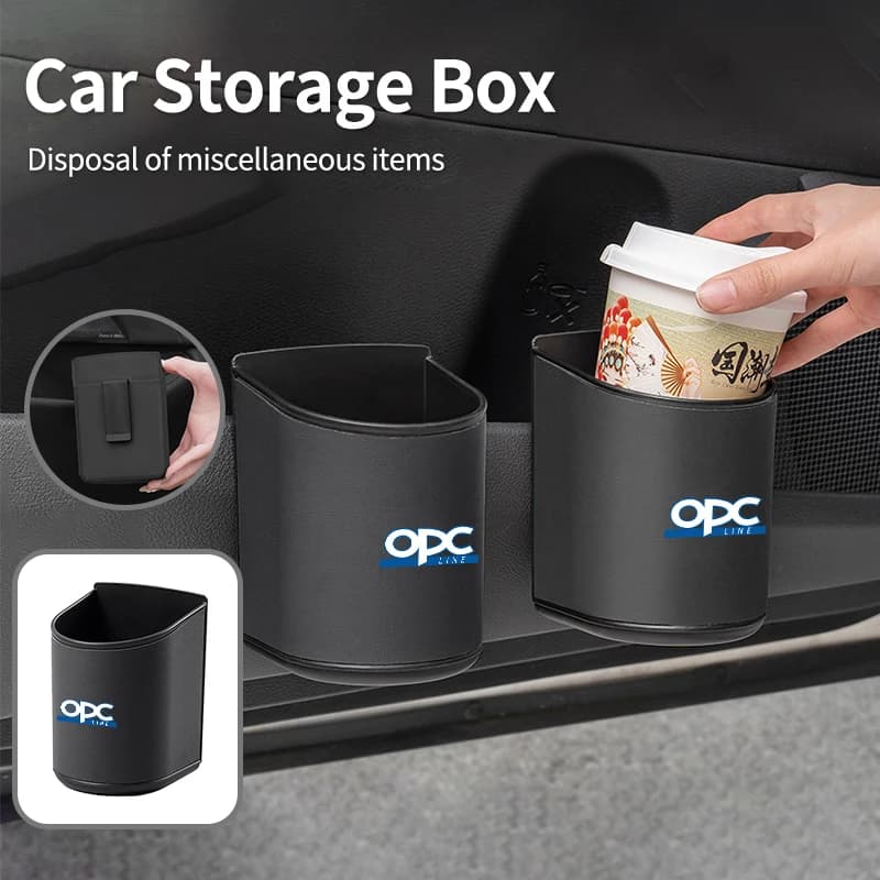 Car Door Water Cup Box Mug Drinks Storage Bag Accessories For OPEL OPC Line Astra H J K Zafira B Corsa D Insignia Mokka