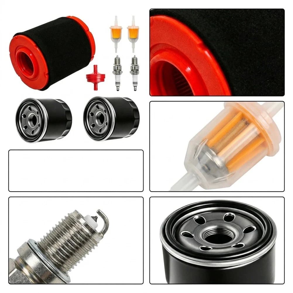 937-05066 737-05066 Air Filter 951-12690 Oil Filter For Troy TB42 XT1-LT42 Air Filter Lawn Mower -Tractor Garden