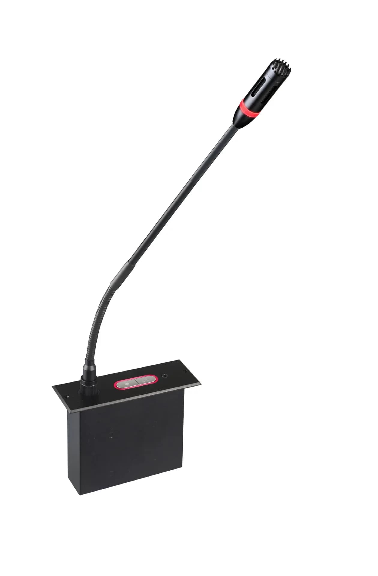 Microphone, embedded wired hand-in-hand digital conference system