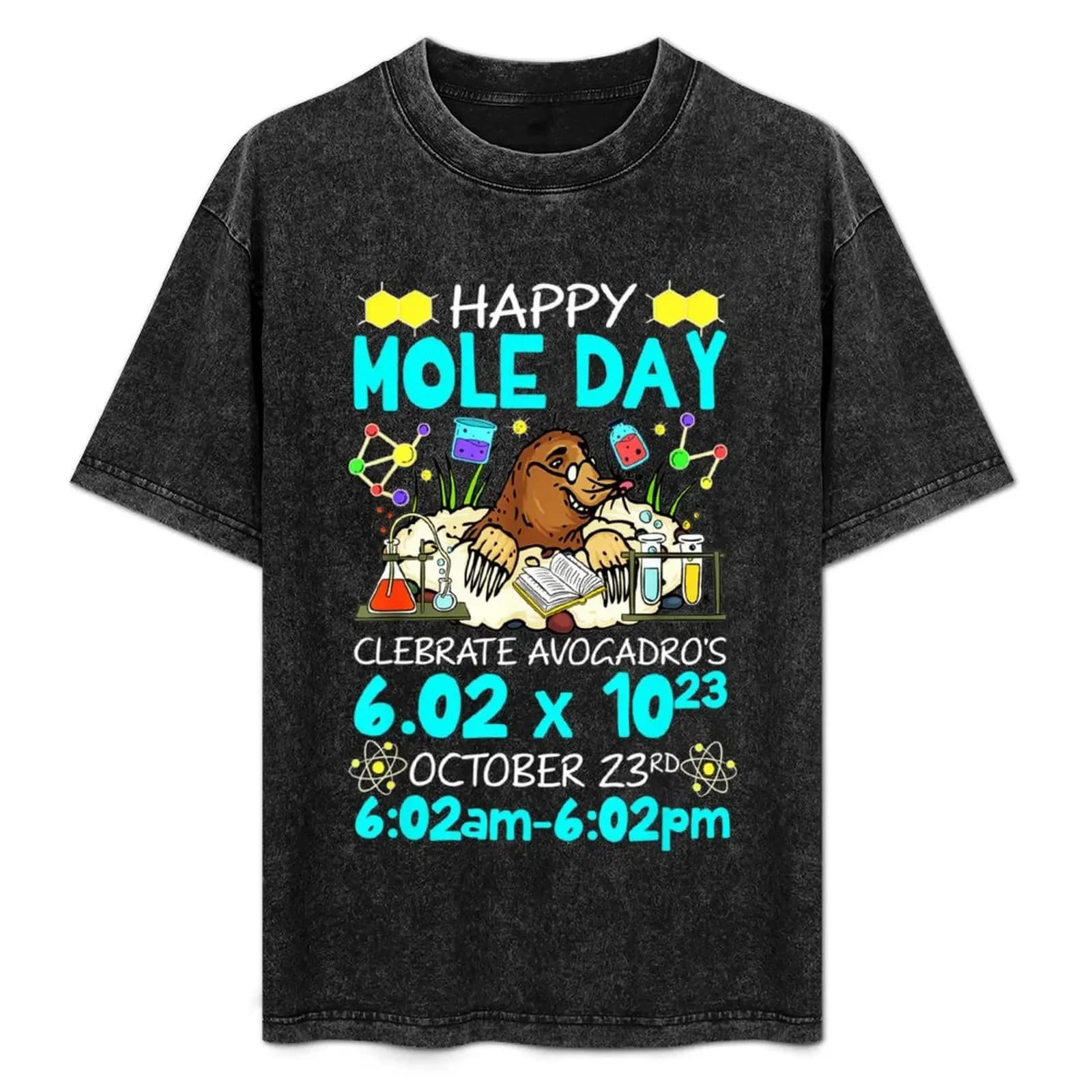 Mole Day T-Shirt essential t shirt designer shirts quick drying funny t shirts men