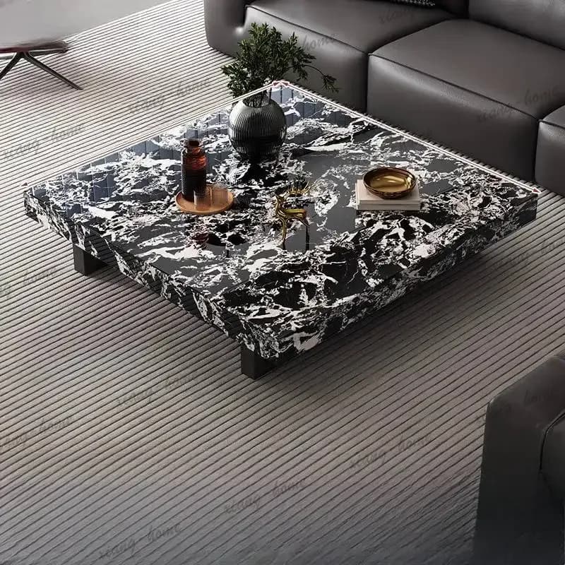 Factory Direct Unique Italian Coffee Table Designer Italian Small Minimalist Center Coffee Table Luxury White Meuble Salon Furni