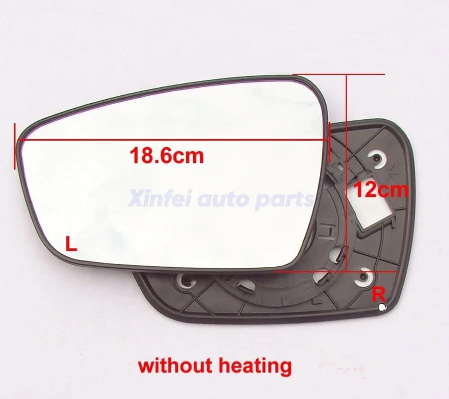 Car Accessories Side Mirrors Reflective Lens Rearview Mirror Lenses Glass 1PCS For Kia K3 2013 2014 2015 2016 2017