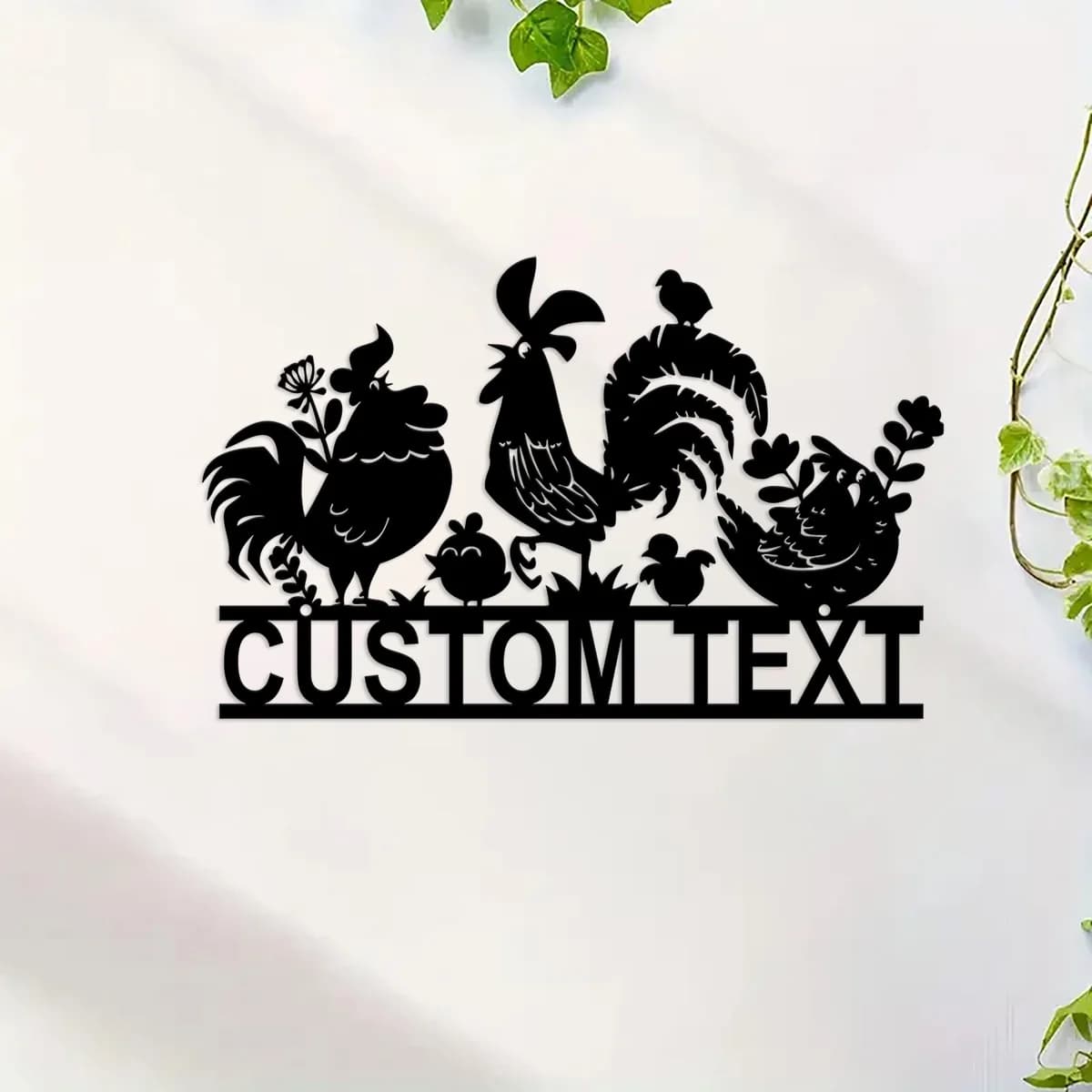 Custom Chicken Metal Signs, Chicken Coop Sign, Personalized Chicken Farm Sign, Farm Coop Sign, Family Name Chicken Coop Sign
