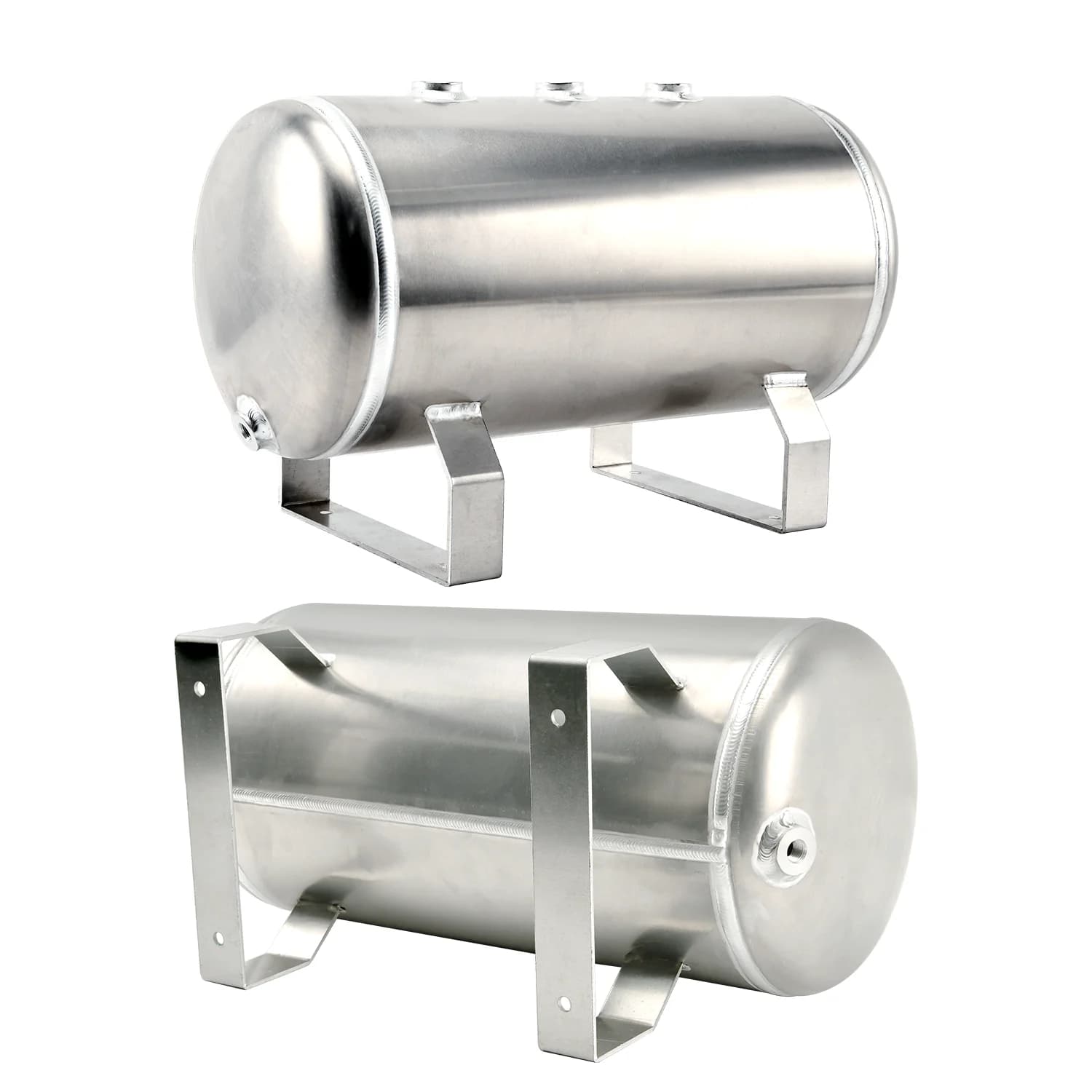 24L Air Pressure Tank Aluminum Horizontal reservoir Air Storage compressor Tank For Car Truck