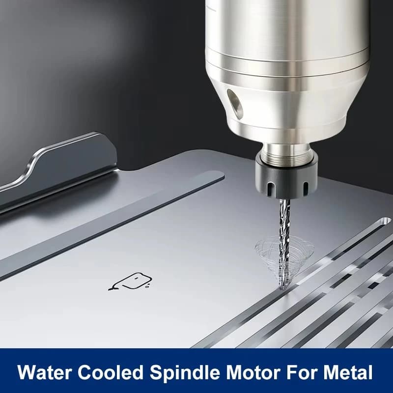 HQD GDK125-24Z 7.5kw Water Cooled Mold Spindle 24000RPM ER32 4 Bearings 220V/380V CNC Spindle Motor for Metal Mould Cutting