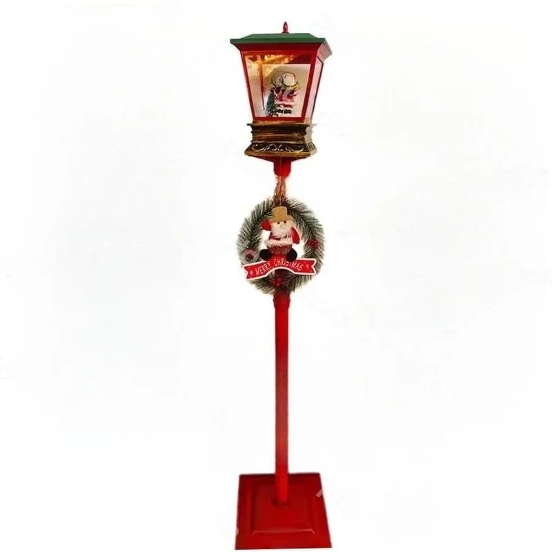 Christmas decoration street lights Christmas gifts snow blowing music lights Home holiday decoration