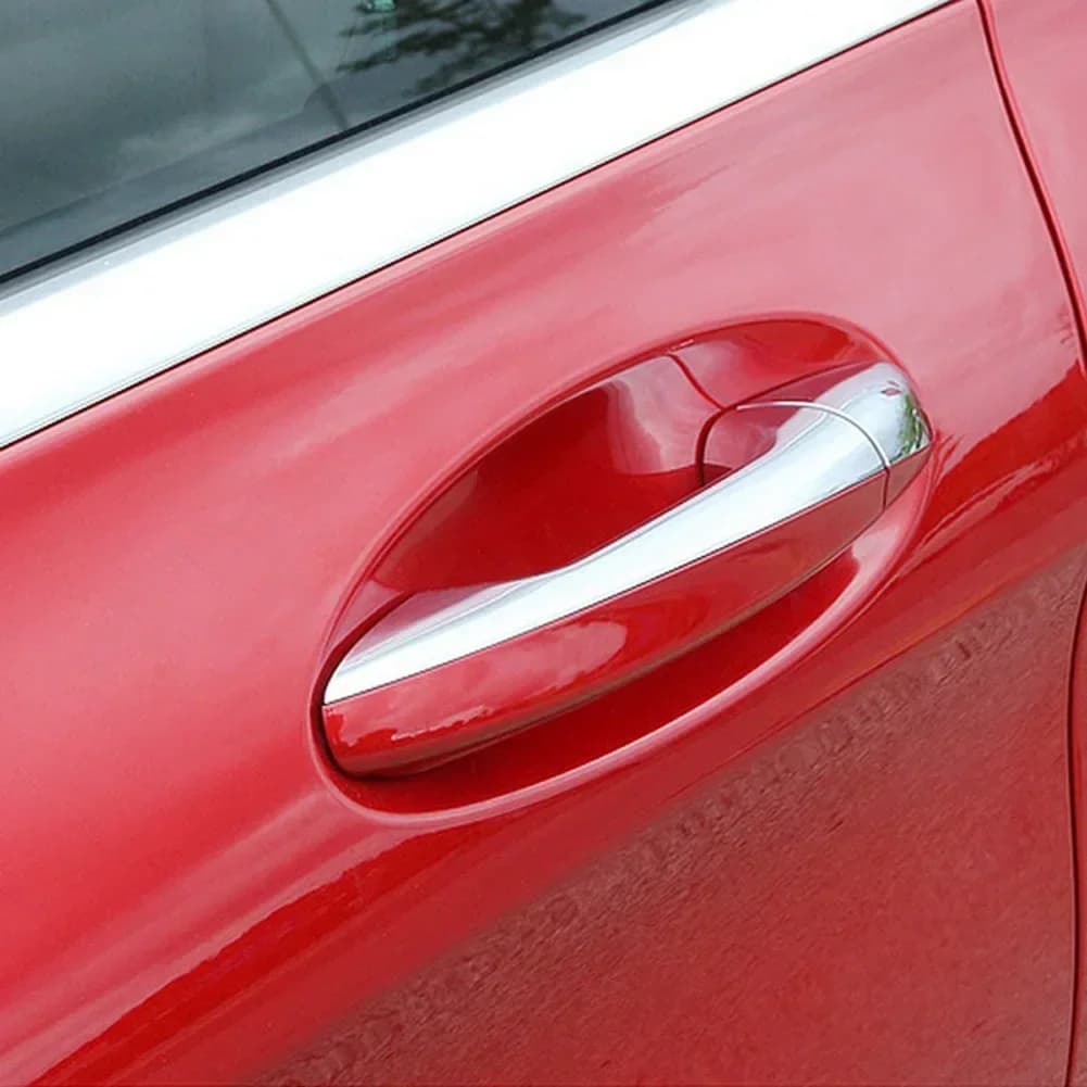 For Mercedes Benz C Class W205 E Class W213 GLC X253 2015-2023 ABS Chrome Car Accessories Door Handle Cover Trim Frame For LHD