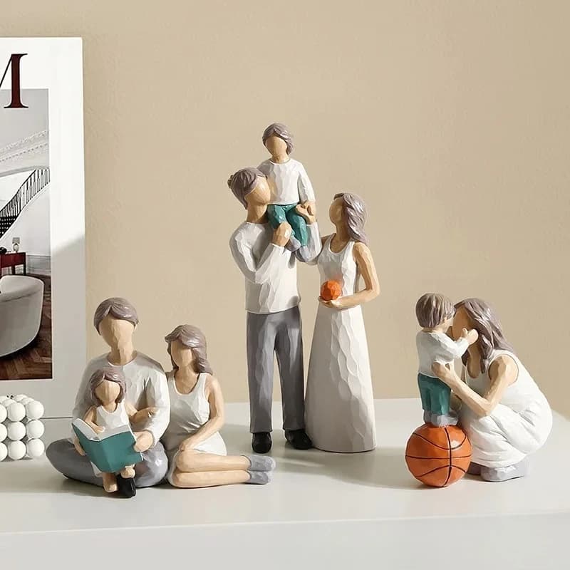 Figure Tabletop Decoration Living Room Home Room Decoration Arts and Crafts Creative Wedding Gift