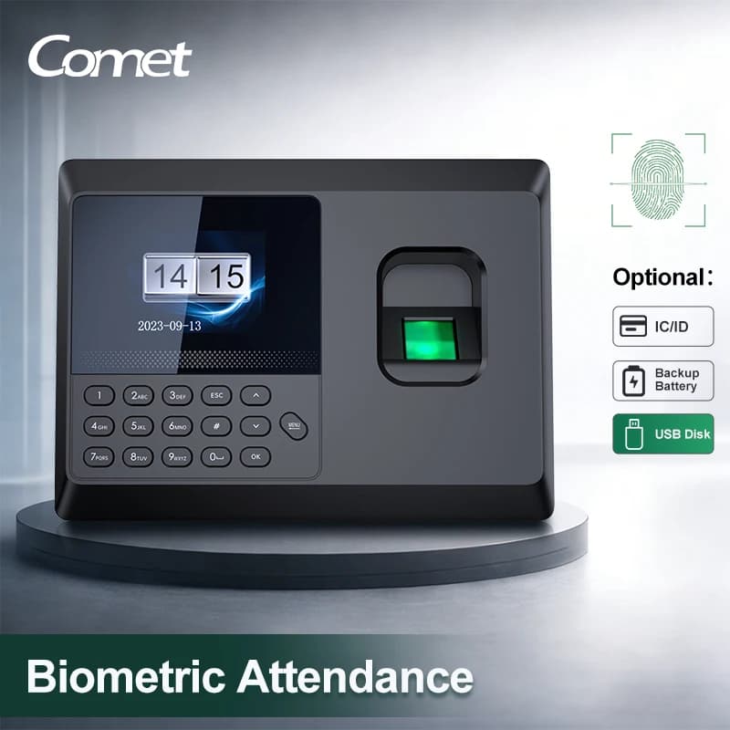 High-Speed Fingerprint Attendance System with Local Data Storage