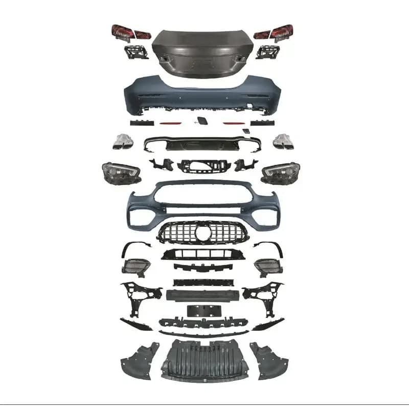 For  W213 E-Class 2016-2020 to W213 2023+ E63 Exterior Modification Bumper Taillight Plug and Play Bodykit