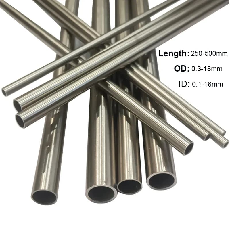 500mm Long 304 Stainless Steel Round Capillary Seamless Straight Tube 4x2mm 8x6mm 13x11mm 14x12mm 10x8mm 16x14mm
